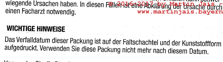 Verpackungsverfall